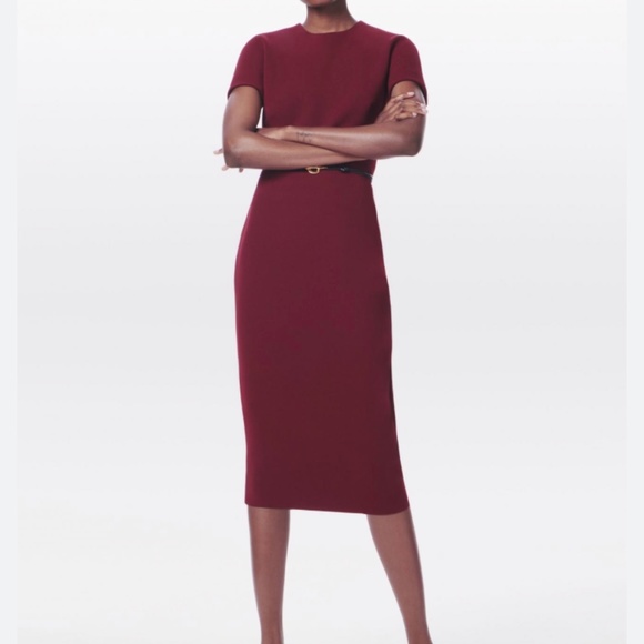 Victoria Beckham oxford/crimson  Dress - Picture 5 of 11